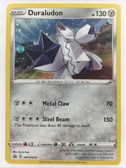 Pokemon Duraludon (SWSH028/322) SWSH Black Star Promos LP HOLO - Image 1
