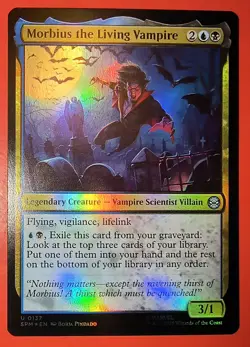 MTG: SPIDER-MAN: MORBIUS THE LIVING VAMPIRE 0137, FOIL, UNCOMMON, NM - Image 1