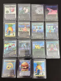 MTG Secret Lair x SpongeBob SquarePants Full Set Near Mint Rainbow Foil - Image 2