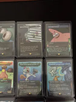 MTG Secret Lair x SpongeBob SquarePants Full Set Near Mint Rainbow Foil - Image 4