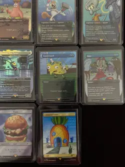 MTG Secret Lair x SpongeBob SquarePants Full Set Near Mint Rainbow Foil - Image 5