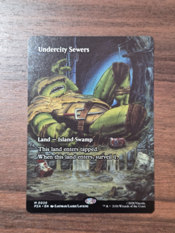 Undercity Sewers (Borderless) - TMNT - NM - 0020 - PZA - MTG - Ships now! - Image 1