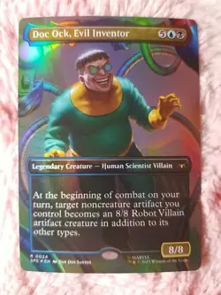 Doc Ock, Evil Inventor (Borderless) Foil Marvel's Spider-Man: Eternal-Legal #24 - Image 1