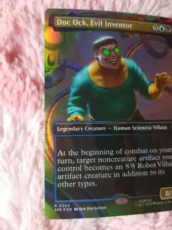 Doc Ock, Evil Inventor (Borderless) Foil Marvel's Spider-Man: Eternal-Legal #24 - Image 2