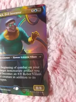 Doc Ock, Evil Inventor (Borderless) Foil Marvel's Spider-Man: Eternal-Legal #24 - Image 3