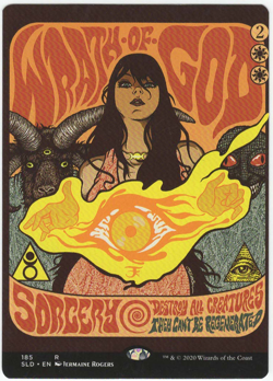 1x Wrath of God MTG Secret Lair Lightly Played - Image 1