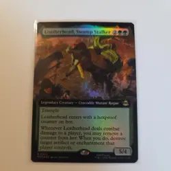 Leatherhead, Swamp Stalker - Extended Art - TMNT - TMT - 0272 - MTG - Ships now! - Image 1