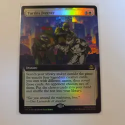 Turtles Forever (Extended Art Foil) - TMNT - TMT - 0261 - NM - MTG - Ships now! - Image 1