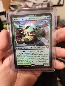 Michelangelo, Improviser TMNT MTG Foil - Image 1