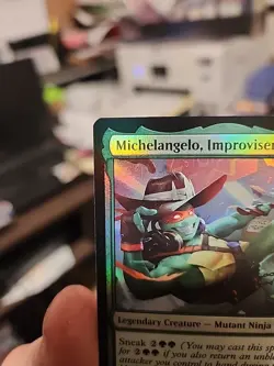 Michelangelo, Improviser TMNT MTG Foil - Image 3