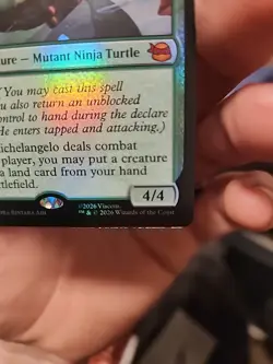 Michelangelo, Improviser TMNT MTG Foil - Image 5
