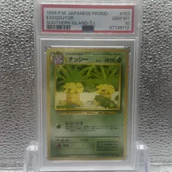 Pokemon PSA 10 Exeggutor Japanese Southern Islands Promo - Image 1
