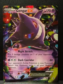 Gengar EX 34/119 XY Phantom Forces Holo Ultra Rare Pokemon Card AB2 HP1 - Image 1