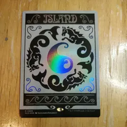 MTG Island (Rainbow Foil) Secret Lair 0889 NM - Image 1