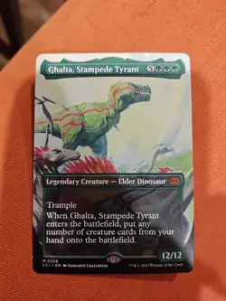 Ghalta, Stampede Tyrant (Borderless) The Lost Caverns of Ixalan Regular - Image 1