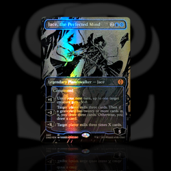 Jace, the Perfected Mind •Oil Slick Raised Foil• Phyrexia: All Will Be One - MTG - Image 1