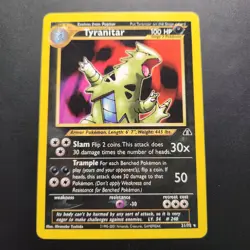 2001 Tyranitar 31/75 - Neo Discovery Non-Holo Regular Rare - Pokemon TCG - LP - Image 1