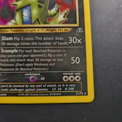 2001 Tyranitar 31/75 - Neo Discovery Non-Holo Regular Rare - Pokemon TCG - LP - Image 3