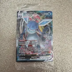 Pokemon Glaceon VMAX Snowflake Stamp Evolving Skies 041/203 Sealed - Image 1