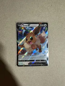 Pokemon Eevee V 108/159 Crown Zenith Ultra Rare Full Art NM - Image 1