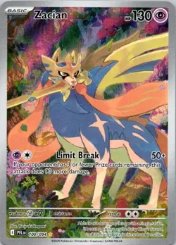 Zacian 100/094 Illustration Rare Phantasmal Flames Pokemon TCG NM (SKU 1-4) - Image 1