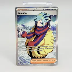 Trainer Grusha 253/193 Full Art Ultra Rare Paldea Evolved Pokemon TCG LP+ - Image 1