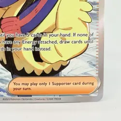 Trainer Grusha 253/193 Full Art Ultra Rare Paldea Evolved Pokemon TCG LP+ - Image 4