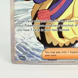 Trainer Grusha 253/193 Full Art Ultra Rare Paldea Evolved Pokemon TCG LP+ - Image 5
