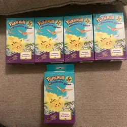 Lot of 5- POKEMON JR. Adventure Game 1999 - Pokemon Emergency! 4 SEALED MB WOTC - Image 1