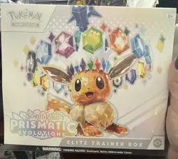 Pokemon TCG Prismatic Evolutions Elite Trainer Box ETB - FACTORY SEALED - Image 1