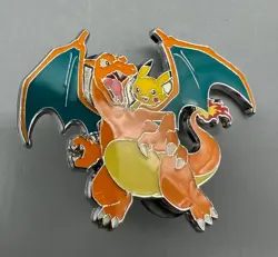POKEMON CELEBRATIONS ULTRA PREMIUM COLLECTION CHARIZARD PIKACHU PIN & COIN SET - Image 2