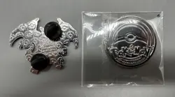 POKEMON CELEBRATIONS ULTRA PREMIUM COLLECTION CHARIZARD PIKACHU PIN & COIN SET - Image 4