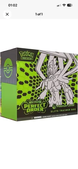Pokemon Perfect Order Pokemon Center ETB Presale x 2 Two Etbs - Image 1
