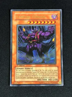 YUGIOH VAMPIRE GENESIS SD2-EN001 1ST ULTRA LIGHT PLAY - Image 1