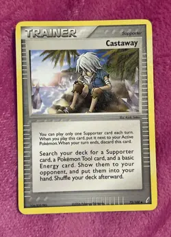 Castaway 72/100 Uncommon 2006 EX Ruby & Sapphire Crystal Guardians Pokemon card - Image 1