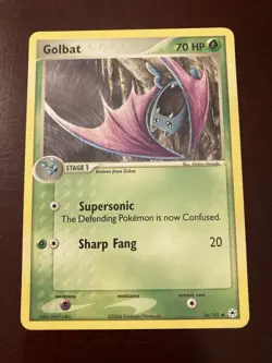 Golbat 36/101 EX Hidden Legends Regular Uncommon Pokemon TCG Card - Image 1