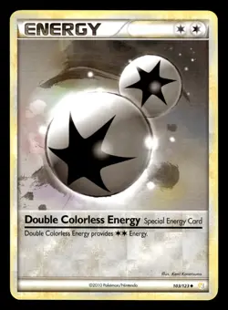 Double Colorless Energy 103/123 HeartGold & SoulSilver Pokemon Card - Image 1