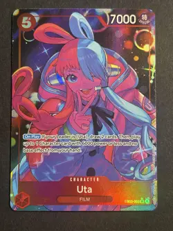 Uta (Alternate Art) Extra Booster Heroines Edition EB03-003 One Piece Cards - Image 1