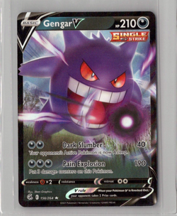 Gengar V - 156/264 Pokemon TCG Fusion Strike Sword & Shield Ultra Rare Card NM - Image 1