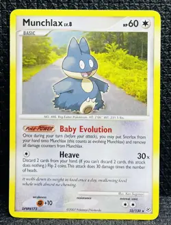 Munchlax | 33/130 Diamond & Pearl | Regular RARE | Pokemon TCG LP - Image 1