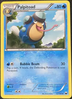 Palpitoad 32/108 Dark Explorers Regular (See Photos) Pokemon Card - Image 1