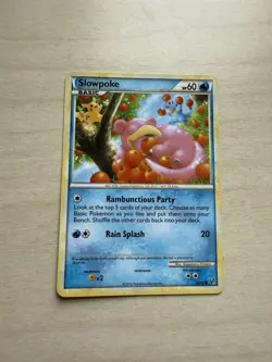 Pokemon TCG Slowpoke Undaunted Normal Card 66/90 - Image 1