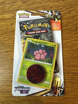 Pokemon TCG: Sun & Moon Forbidden Light 1 Pack Blister- Exeggcute SM119 Sealed - Image 2