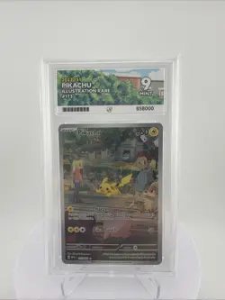 ACE 9 Pikachu Illustration Rare 173/165 151 Pokemon English MINT - Image 1