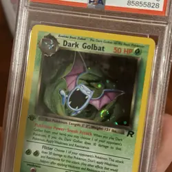 Pokemon TCG Dark Golbat Team Rocket 7/82 1st Edition Holo PSA 9 2000 - Image 2
