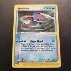 2003 Kyogre ex 001-Nintendo Power Magazine Promo Non-Holo Rare - Pokemon TCG -LP - Image 1