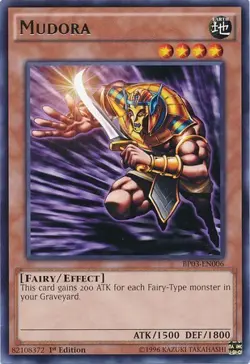 1x Mudora - 1st Edition NM Eng YuGiOh - Battle Pack 3: Monster League - Image 1