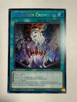 Yugioh! Forbidden Crown, Secret Rare, BPRO-EN067, 1st Edition - Image 1