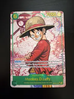 2025 One Piece TCG Carrying On His Will Monkey.D.Luffy Alt Art OP13-118 SEC - Image 1