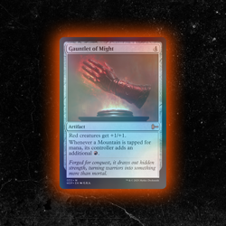 FOIL - Gauntlet of Might - Custom Magic: The Gathering Card - High-Quality - Image 1